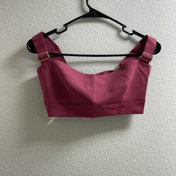T).  FREE PEOPLE SPORT BRAS Mauve size Medium - Picture 2 of 10